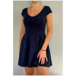 Scoop Neck Navy Sundress
